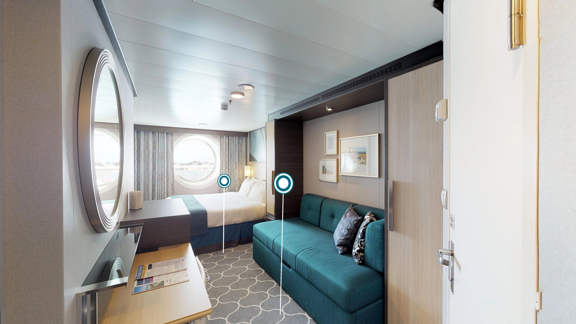 Royal Caribbean's Symphony Of The Seas Ocean View In 3d