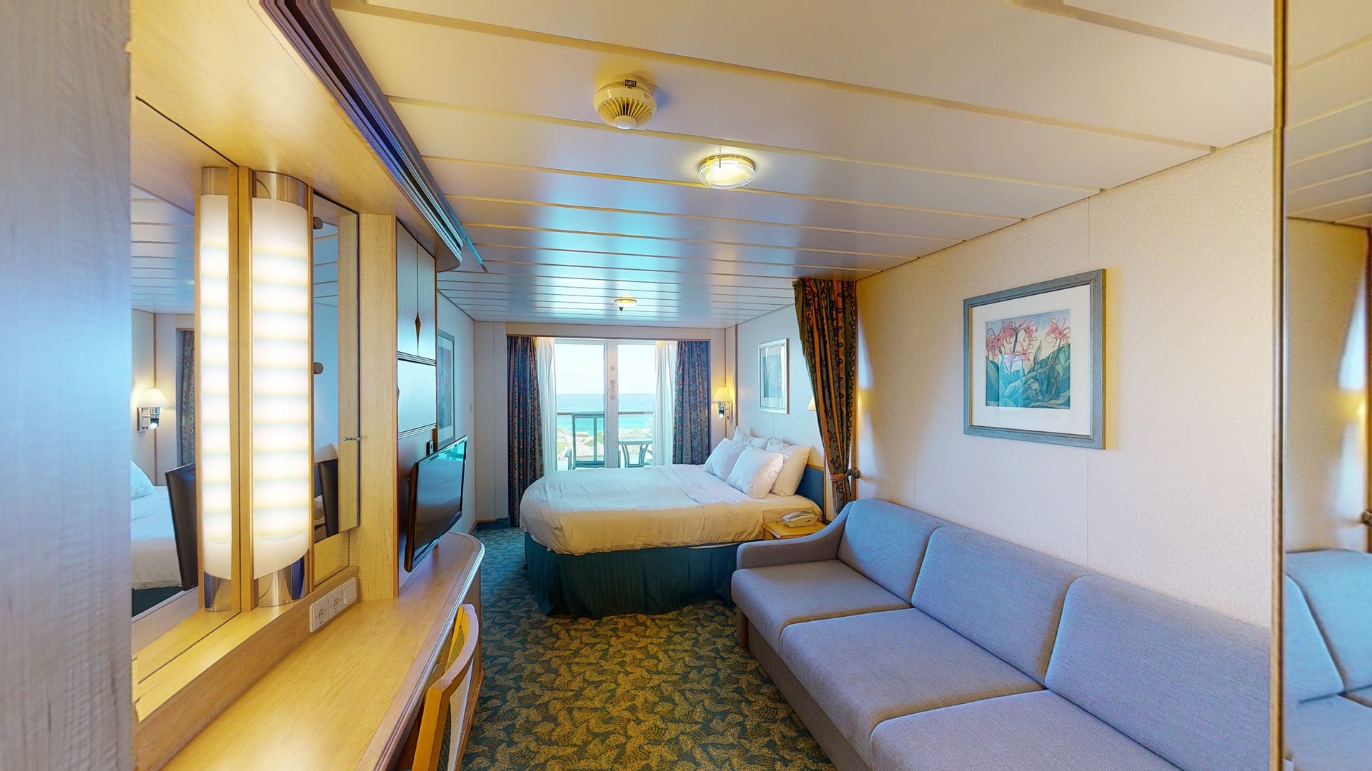 Mariner of the Seas - Ocean View Balcony Virtual Tour created by Nuvo360