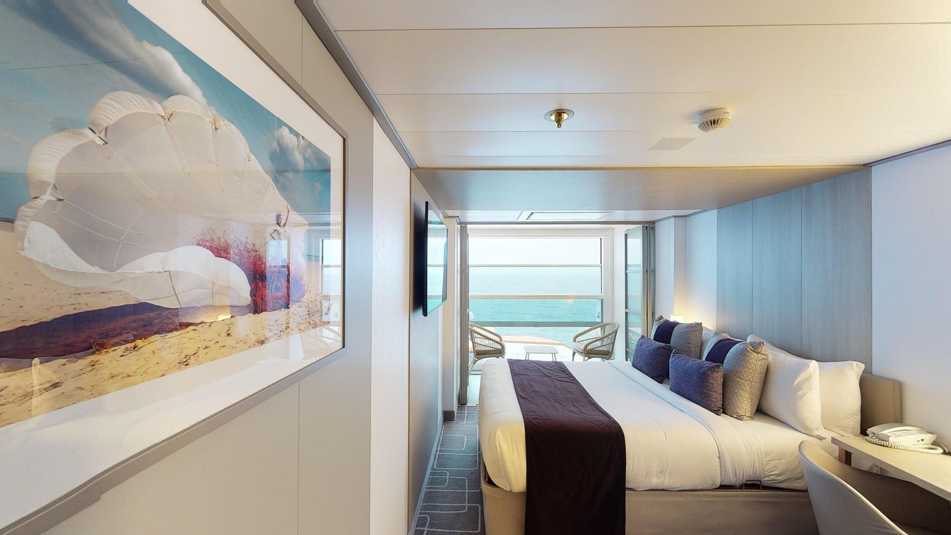 Edge Single Stateroom With Infinite Veranda - Nuvo360