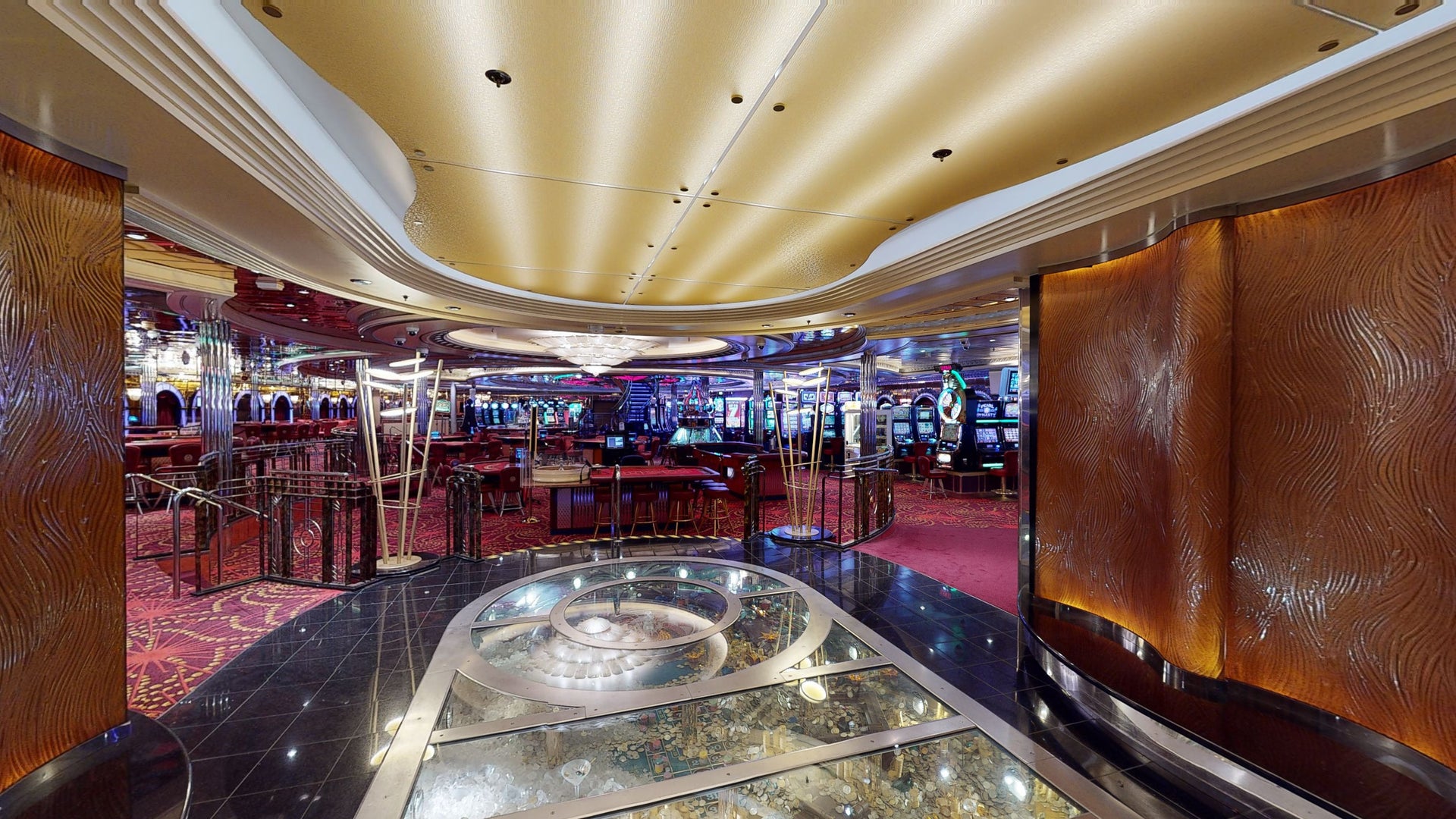Beautiful Architecture Inside the Royal Caribbean Liberty of the
