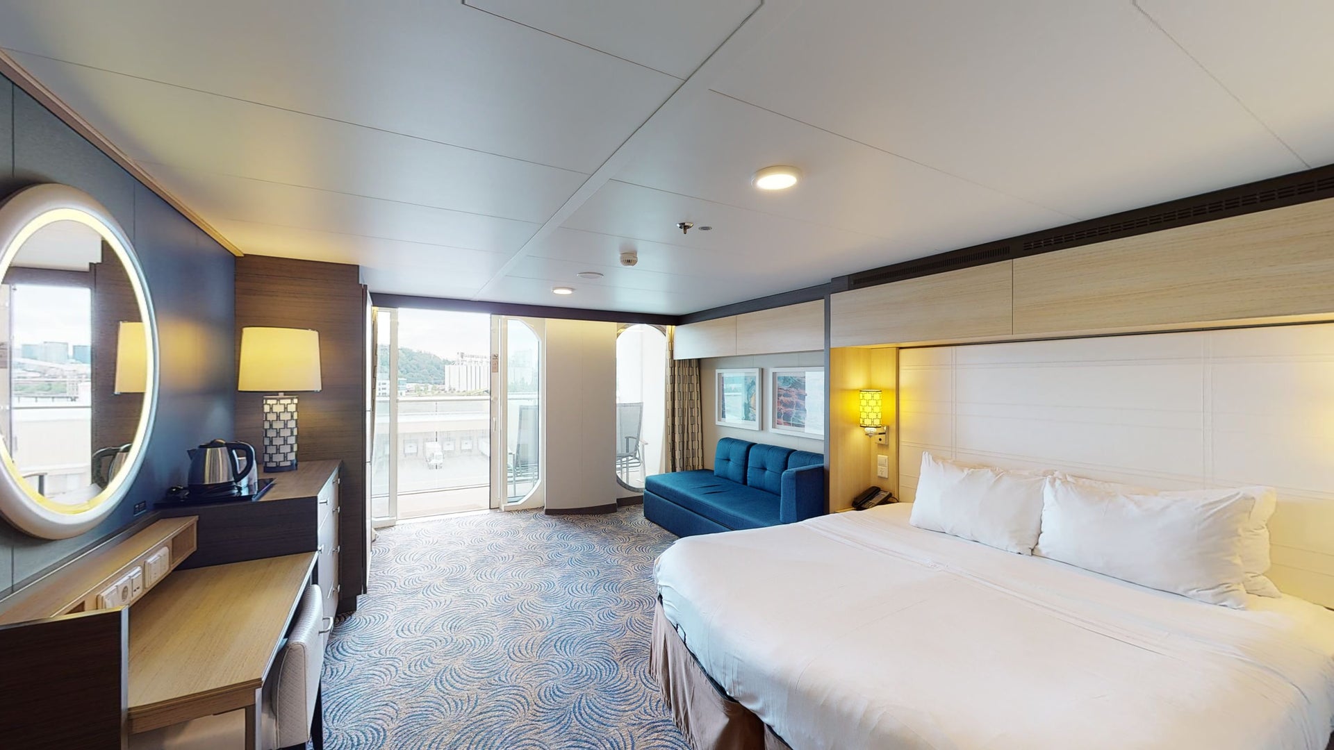 Ovation of the Seas - Junior Suite Accessible Virtual Tour - by Nuvo360