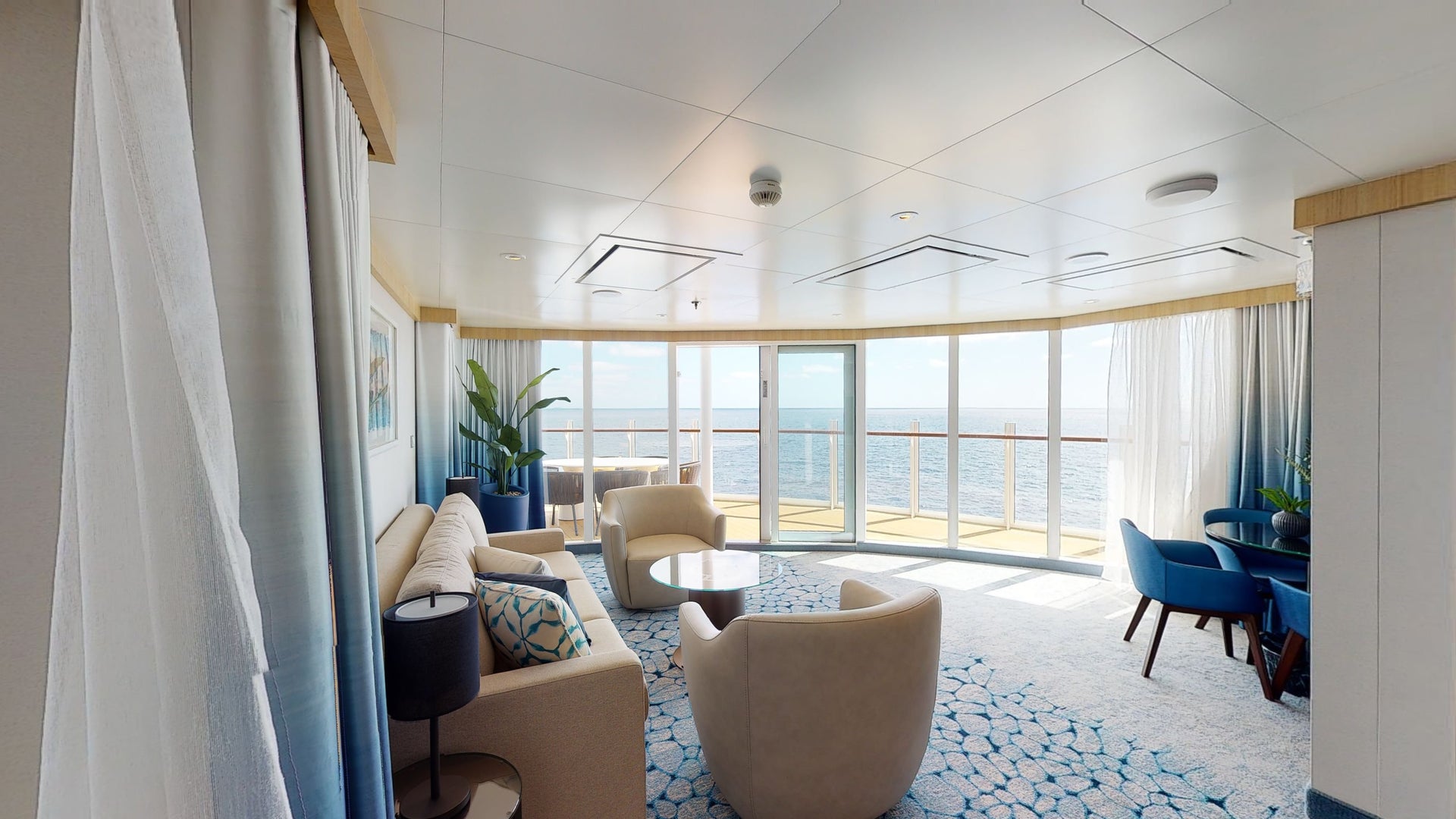 Wonder of the Seas - Spacious Aqua Theater Balcony 2 Bedroom - Nuvo360